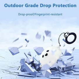 [3 in 1] SKPY Cute Case Compatible with SHOKZ OpenDots ONE with Ring and Cleaning Kit,Soft Silicone 3D Cartoon Design Rugged Shockproof Cover for OpenDots ONE Women Men