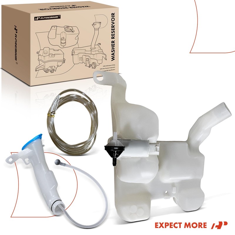 A-Premium Windshield Washer Reservoir Tank Assembly Compatible with Honda Insight
