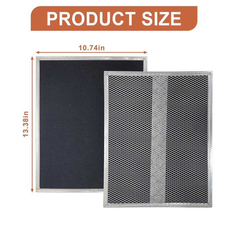 S99010308 Range Hood Charcoal Carbon Filters Replacement For Broan BPSF30
