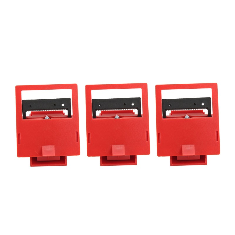 3Pcs/Set Large Clamp On Circuit Breaker Lockout Device Temperature Resistance