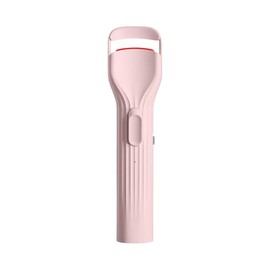 CENCI Heated Eyelash Curler Version3 60° Constant Temperature 10-Sec Quick Heating 5-Sec Shaping White Cosmetics Curling Glam Pink Soft - Color: Pink