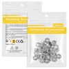 Caianwin 20Pcs M6 Stainless Hex Nuts DIN934 304 Stainless Steel