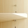 HappyHome 50 Piece Dowel Shelf Bracket, 0.2 inch (5 mm)
