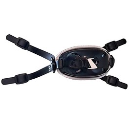 SportStar X1 Evolution Gel Football Chinstrap (Black, L/XL)