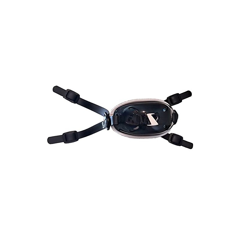 SportStar X1 Evolution Gel Football Chinstrap (Black, L/XL)