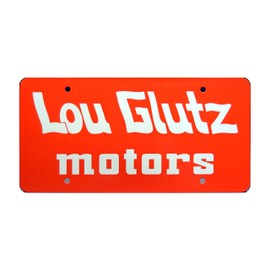 Celebrity Machines National Lampoon's Vacation | Lou GLUTZ Metal License Plate