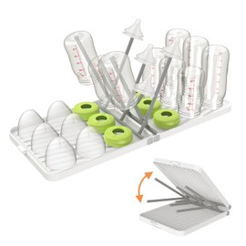 VOGOGE Baby Bottle Stand Foldable Bottle Drainer Rack for Baby Home Travel