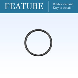 QUARKZMAN 33 mm x 28 mm x 2.5 mm Nitrile Rubber O-Rings x 10 Pieces Round Sealing Disc for Tap Plumber Repair Seal Connection [Black]