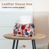 2 Pack Tissue Box Cover Holder, Flowers Ornate Zentangle Texture