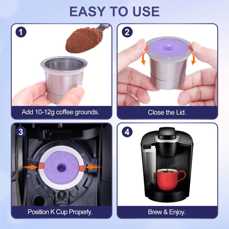 Reusable K Cups Refillable for Keurig: K Cup Reusable Coffee
