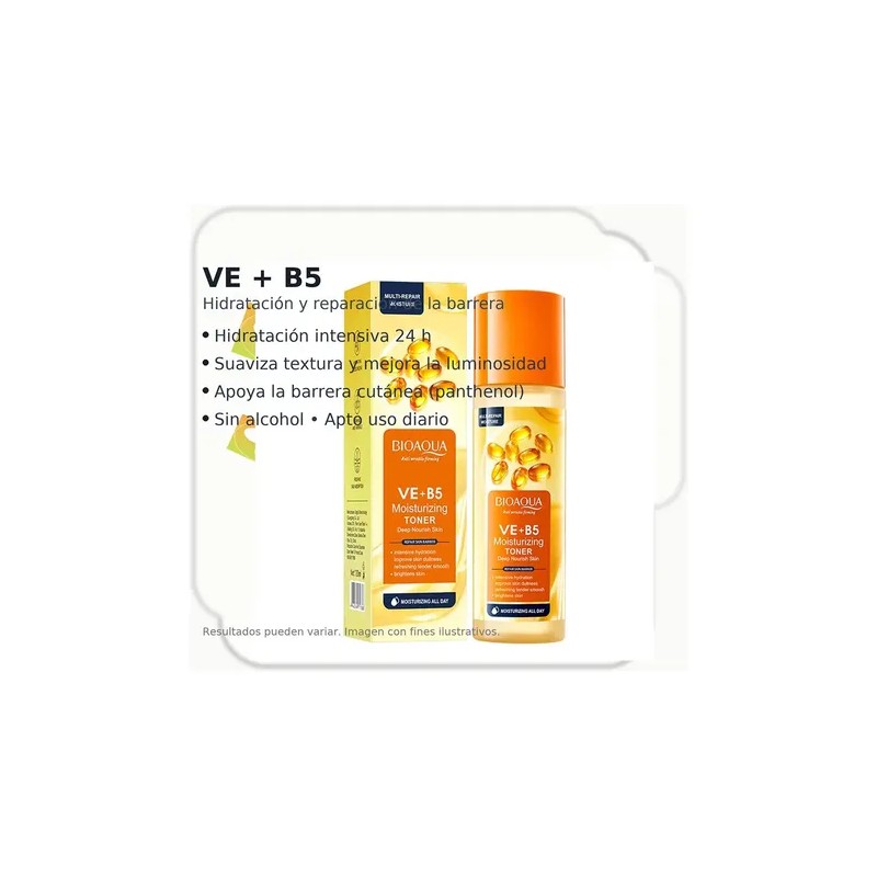 Bioaqua Tónico Facial Hidratante Ve+b5 150ml