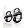 QIANJIEER Stainless-Steel Quick Release Shackle - Fixed Bail Snap Shackle,