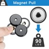 Wukong Black Pot Magnets 4 Pieces 32 x 8 mm