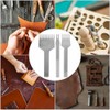 3pcs European Style 2+5+9 Prongs Leather Punch Tool DIY Leathercraft