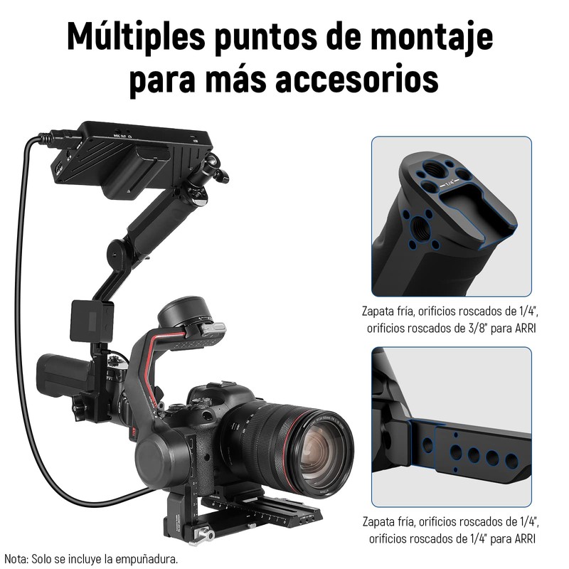 NEEWER Asa Ajustable Compatible con dji Ronin RS3 Mini RS3ProRS2RSC2