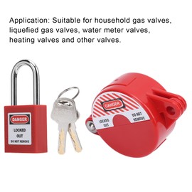 Valve Safety Lock, Valve Lockout, Anti-Theft Valve, Padlock, Liquefied Gas Valve