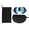 Ski Goggles PE Coated Lens Anti Fog Double Layers Adjustable