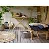 Bloomingville Black Rattan Glass Insert Lantern