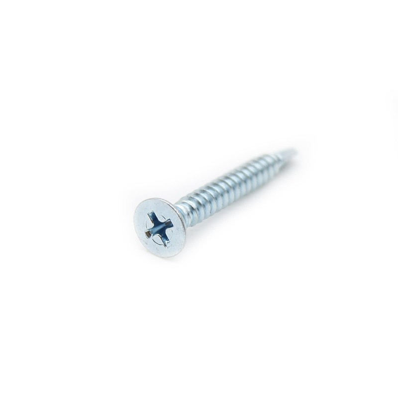 DOJA Barcelona Self-Drilling Screws with PH2-25 Tip, 100 Countersunk Screws,