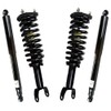 AutoShack Front & Rear Complete Struts Coil Springs and Shock