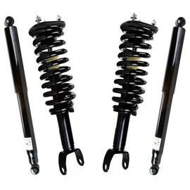 AutoShack Front & Rear Complete Struts Coil Springs and Shock Absorbers Set 4 Replacement for 2005-2009 Dodge Dakota 2006-2009 Mitsubishi Raider 3.7L 4.7L V6 V8 4WD AWD CST100242-KS921279
