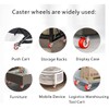 1.5 Inch Caster Wheels, Heavy Duty Casters Wheels with Brake