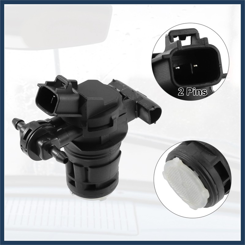 INFINAUTO Car Windshield Washer Pump BBP167482 for Toyota Highlander 2014-2016