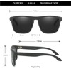 DUBERY Polarized Sunglasses for Men Women UV400 Protection Square Driving