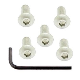 Tricktoppers Stainless Steel Allen Head Bolt Kit With Included Wrench For Most 1999-2017 Harley Twin Cam Derby Cover - Natural Stainless Finish