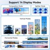 6-Way HDMI Video Wall Controller 2X3 4K@30Hz Input/Output, 14 Display