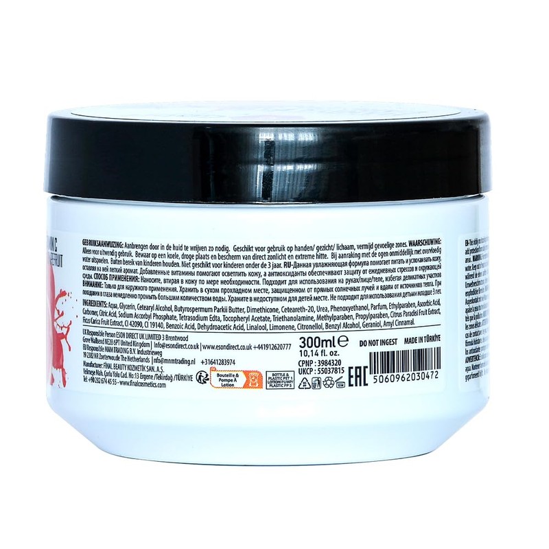 Gabri Professional Hand & Face Care Cream - Pomegranate and