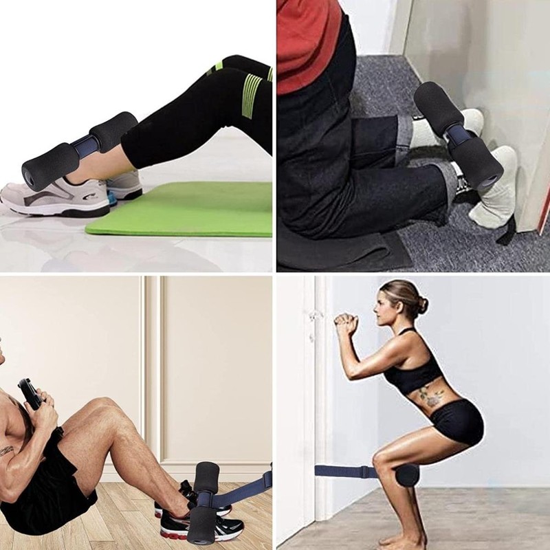 Hamstring Curl Strap Portable Adjustable Sit Up Exercise Training Assistant
