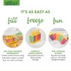 eMKay® Pack of 2 – 6 Section Ice Lolly Makers