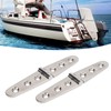 2pcs Heavy Duty Strap Hinge with Holes, Marine Strap Hinge