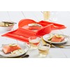 Lékué - Steam Case with Draining Tray for 3 to