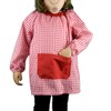 Klotzz children's painting apron for kindergarten. Checked Craft Coat Baby