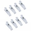 8 Clips for Pleated Paper Blinds Shades, Clear Plastic Blinds