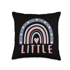 Little Pledge Rush Alumnae Family Reveal Party Fun Big Little Sorority Week Reveal College Sister Recruitment Throw Pillow, 16x16, Multicolor