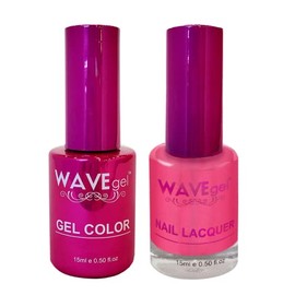 WAVEGEL Soak-Off Gel & Nail Lacquer Matching Duo Set - Princess Collection - #111 Alexandra I 0.5 Oz