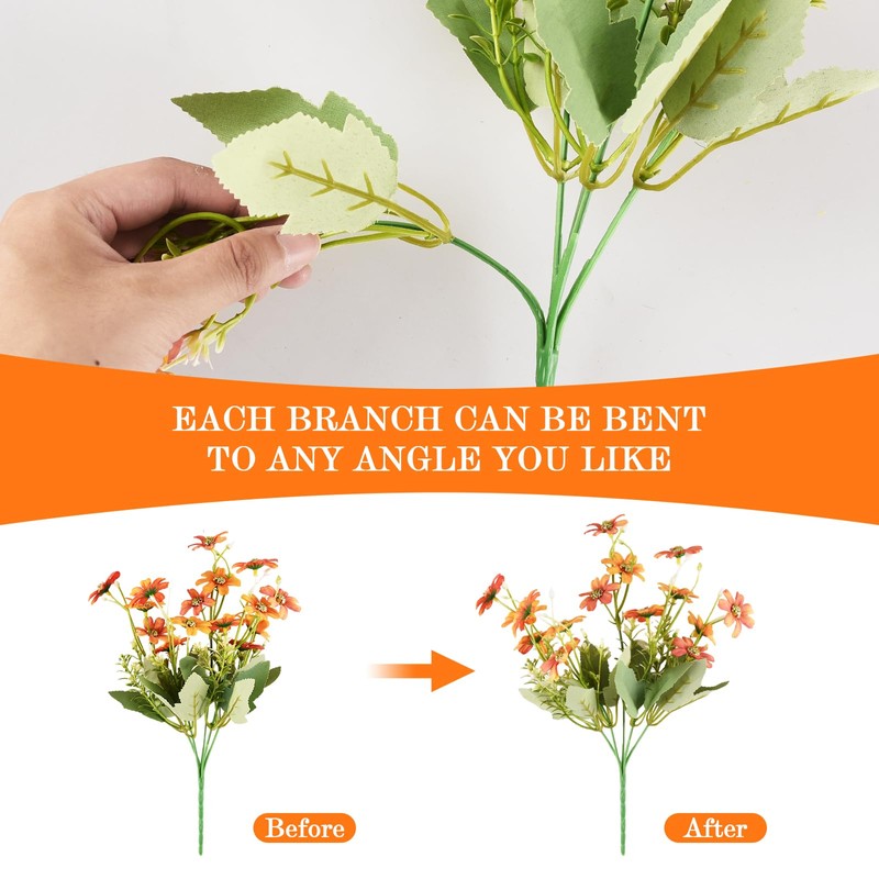 Joyblossom Artificial Flowers Like Real, Artificial Flower Bouquet Like Real,