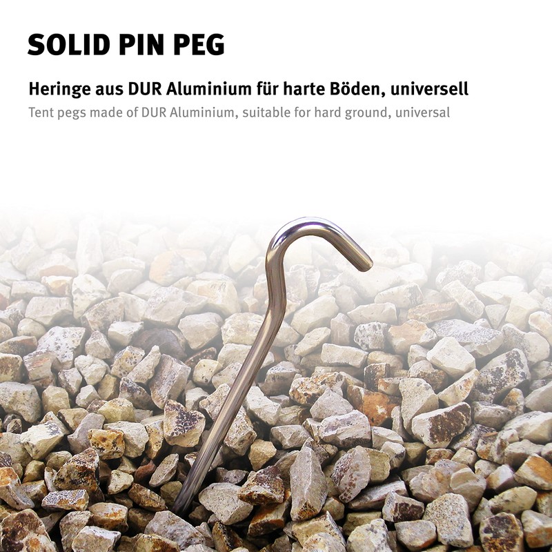 Wechsel tents Solid Pin Peg - Extra Long Strong Universal
