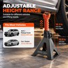 Heavy Duty Jack Stands for Vehicle Lifting – Locking Steel