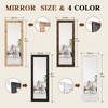 ABSWHLM Full Length Mirror 58"x22" Solid Wood Frame Floor Large