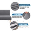 H.VERSAILTEX Armless Futon Cover Stretch Sofa Bed Slipcover Protector Elastic