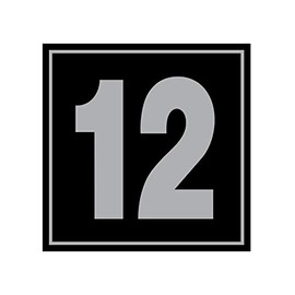 Loading Dock Garage Door Numbers Reflective Decals and Signs - Commercial and Industrial Garage Door Numbers. Signs or Decals