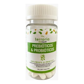 Probióticos Prebióticos Cápsulas Flora Intestinal