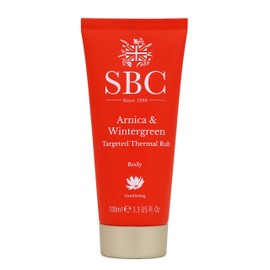 SBC Skincare Arnica & Wintergreen Targeted Thermal Rub - 100ml | Thermal Muscle Rub for Muscle Tension Relief | Warming Muscle Cream