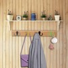 Taiyyi Pack of 8 Colourful Clothes Hooks Vintage Double Wall