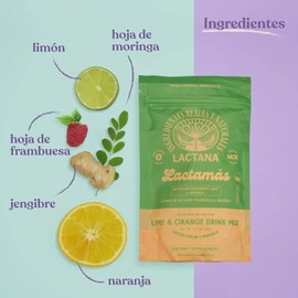 Suplemento Herbal en Pastillas y T Lactana En Polvo Para Lactancia Materna Para Aumentar Suministro De Leche Materna  Con Hoja De Moringa, Hoja De... 