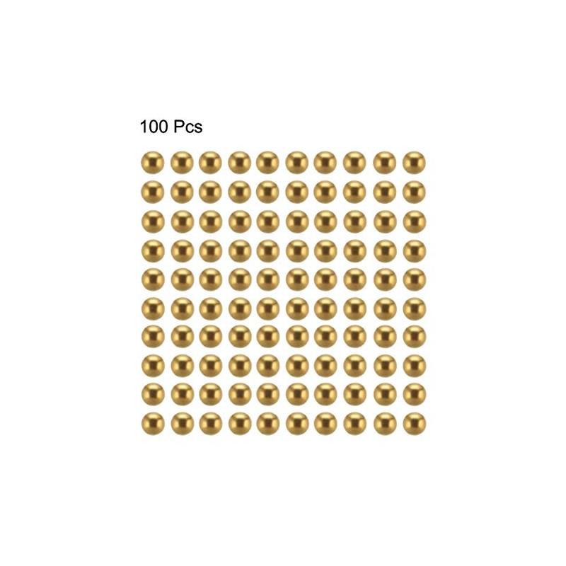 uxcell 4.5mm Precision Solid Brass Bearing Balls 100pcs
